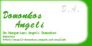 domonkos angeli business card
